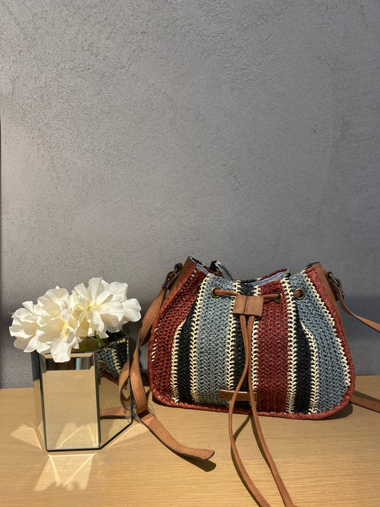 borsa bandoleras rafia