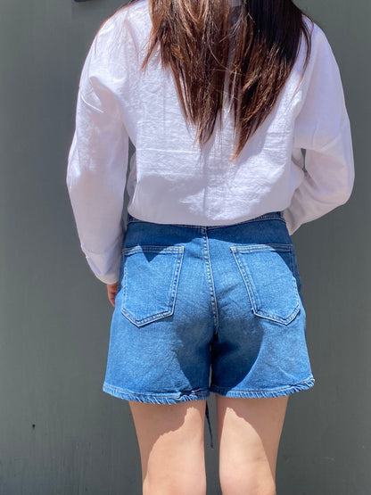 only shorts denim cintura