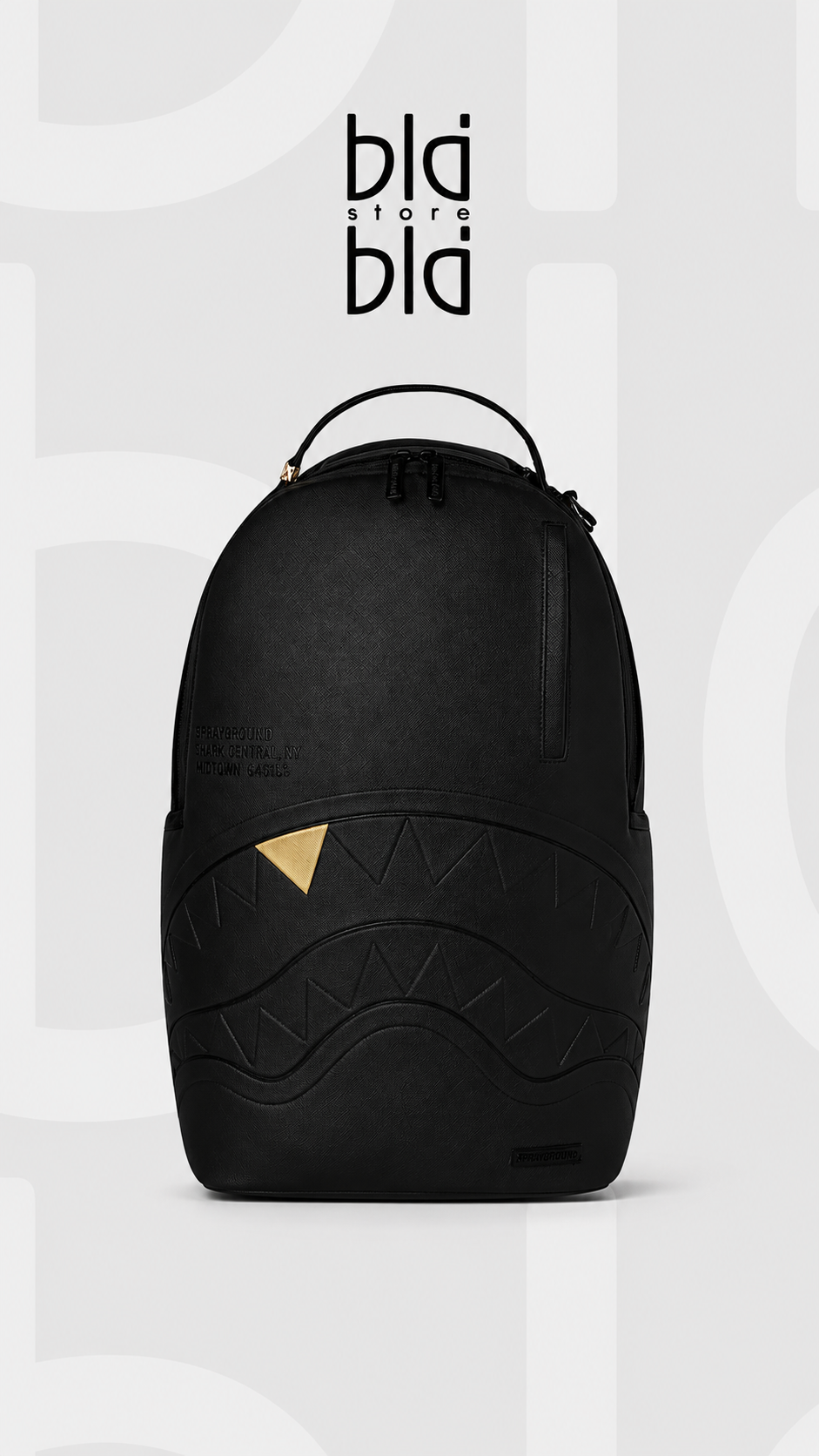 sprayground blacked out embossed