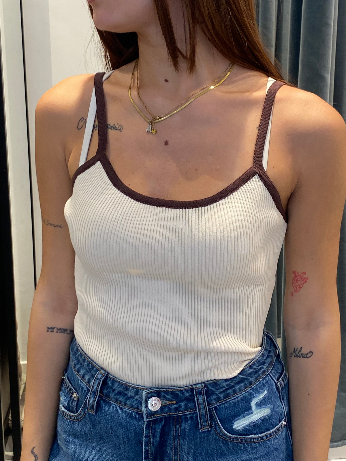 monique body filo bordo contrasto