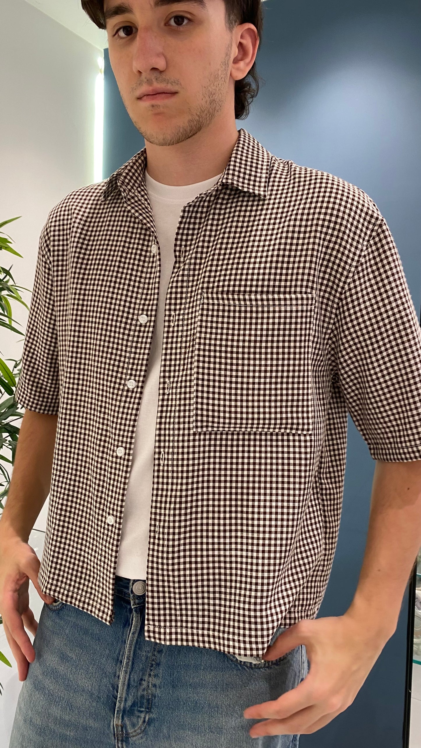 duca camicia quadretti
