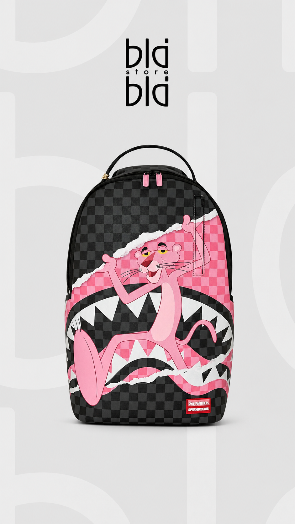 sprayground pink panther on the run