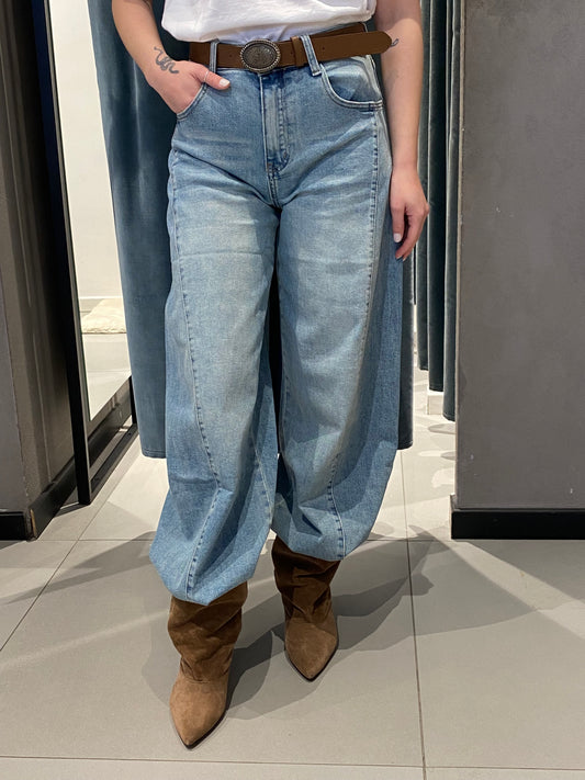 glitter denim cintura