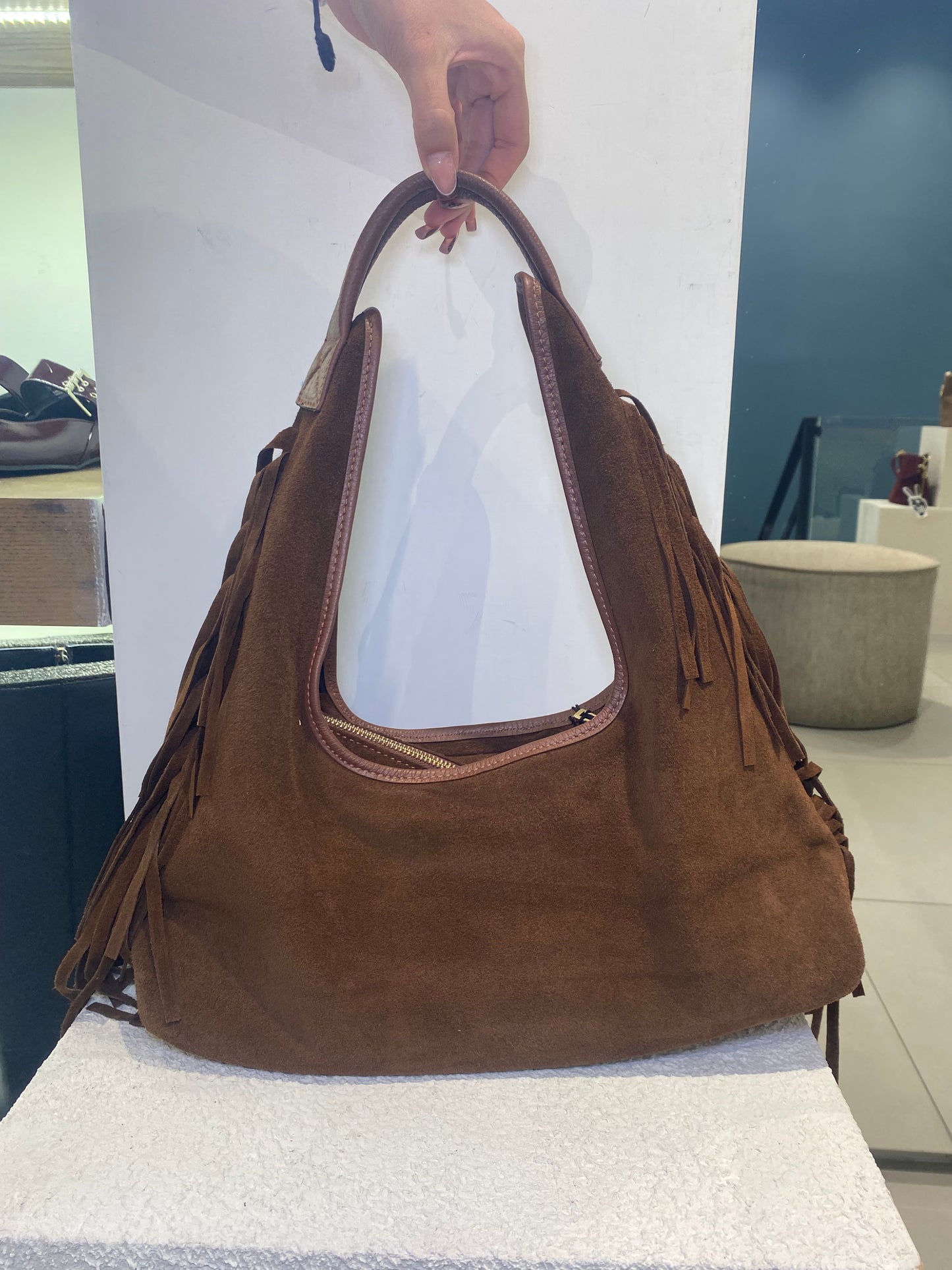 good vibes borsa frange