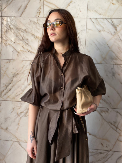 egg camicia manica 3/4 elastica