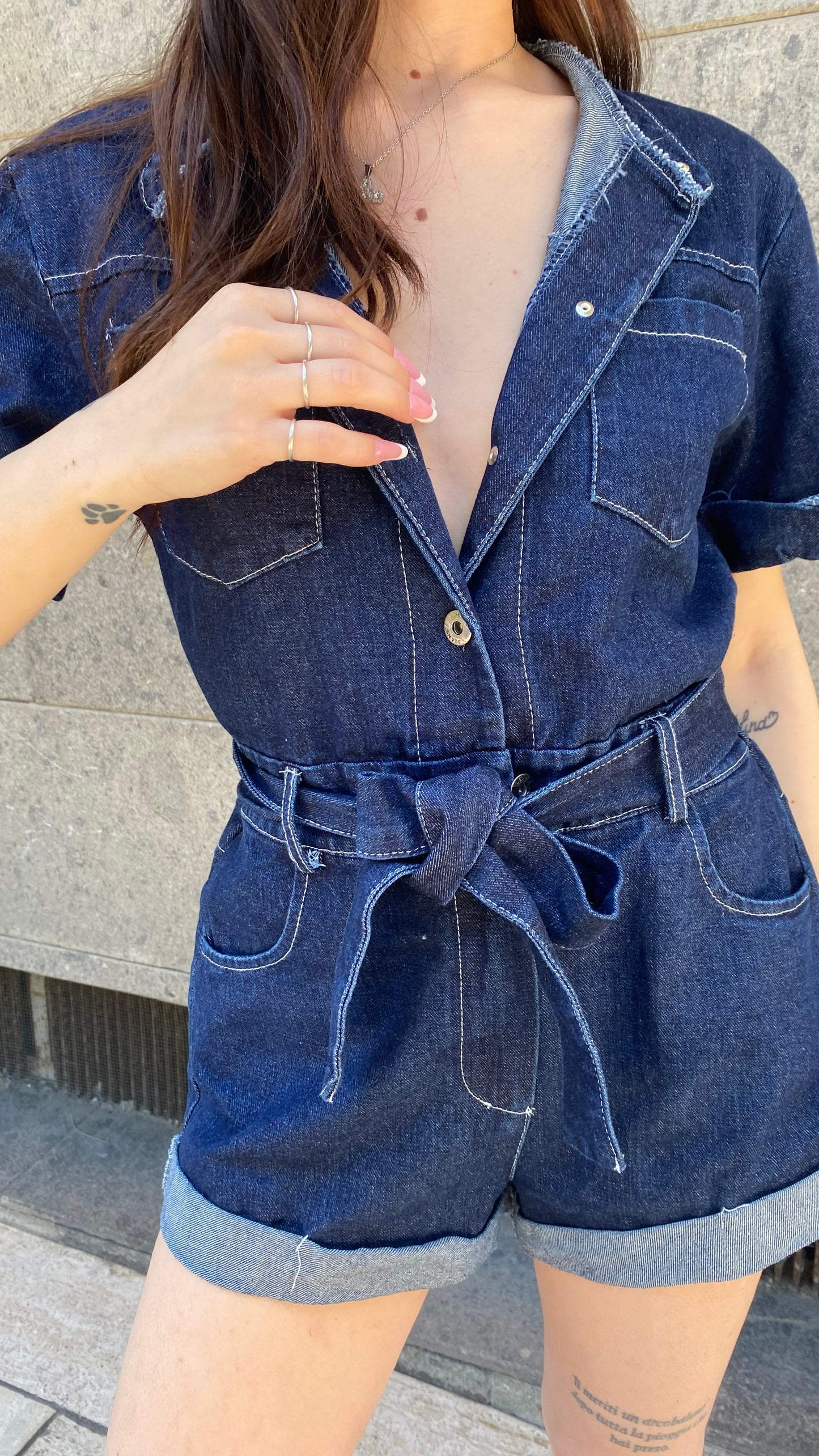 bellamica tuta denim