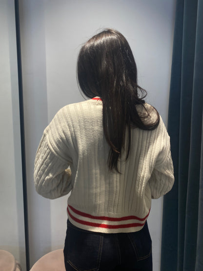 only cardigan filo crop