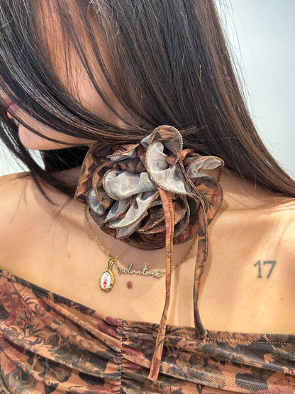 lumina mini dress arriccio fiori