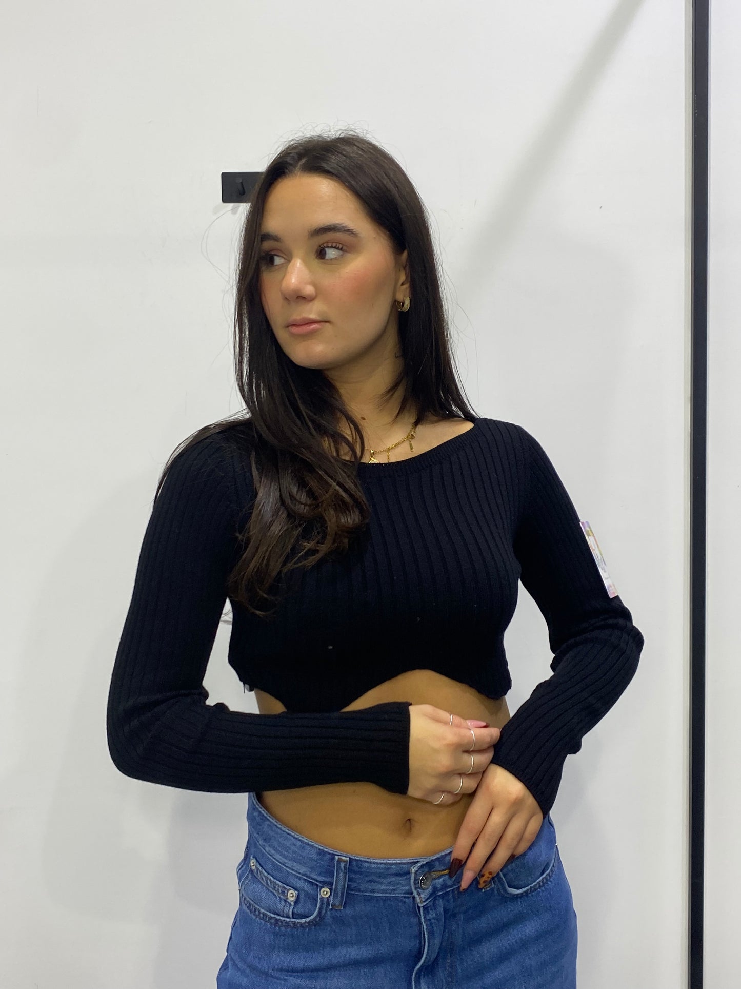 chic maglia taglio seno