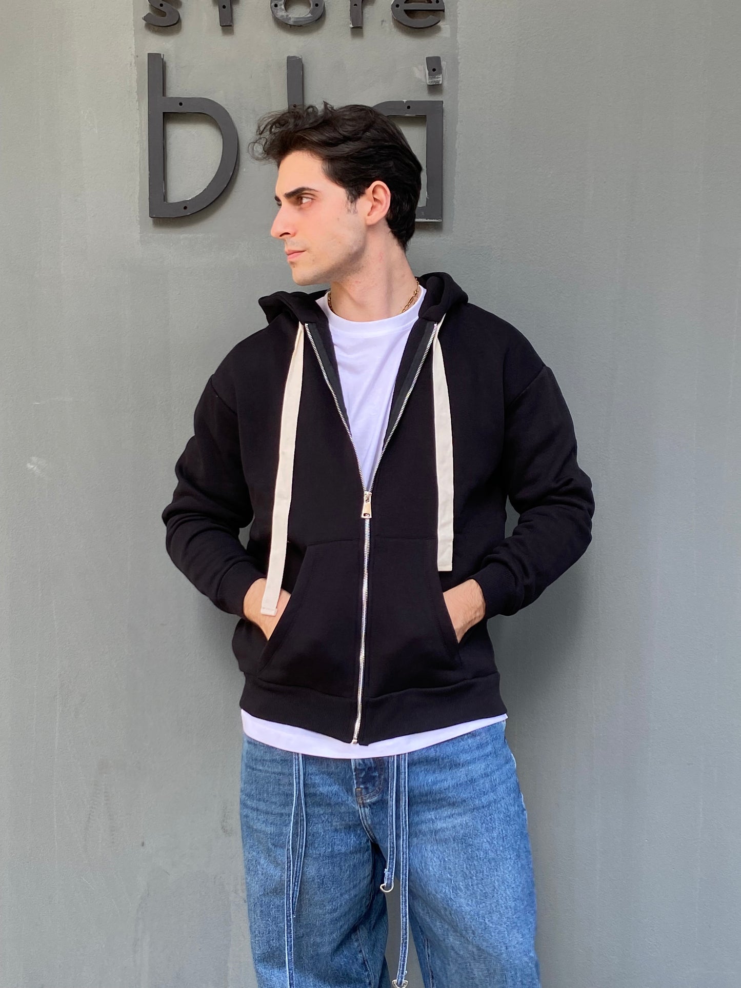 the brothers felpa laccio+zip