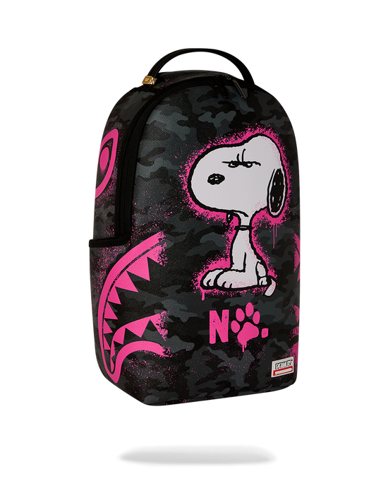 sprayground snoopy pink stencil