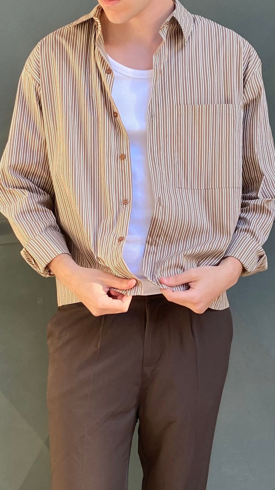 duca camicia righe