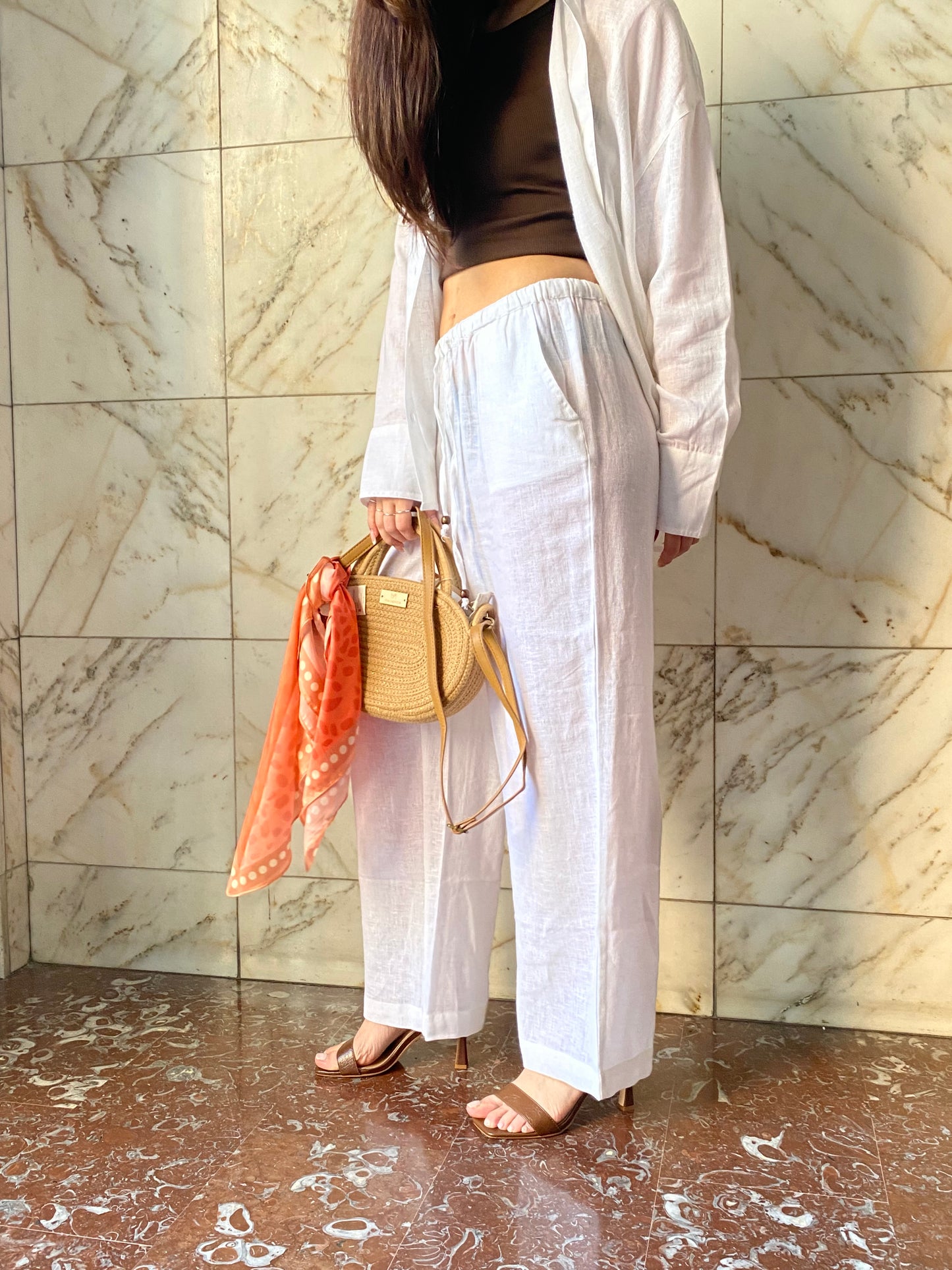 only pantalaccio lino