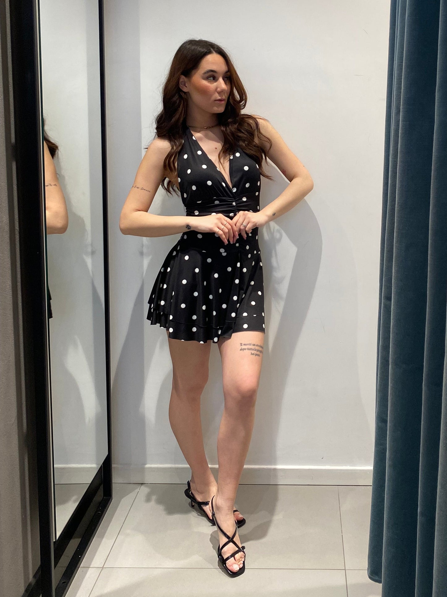 luna mini dress pois arriccio