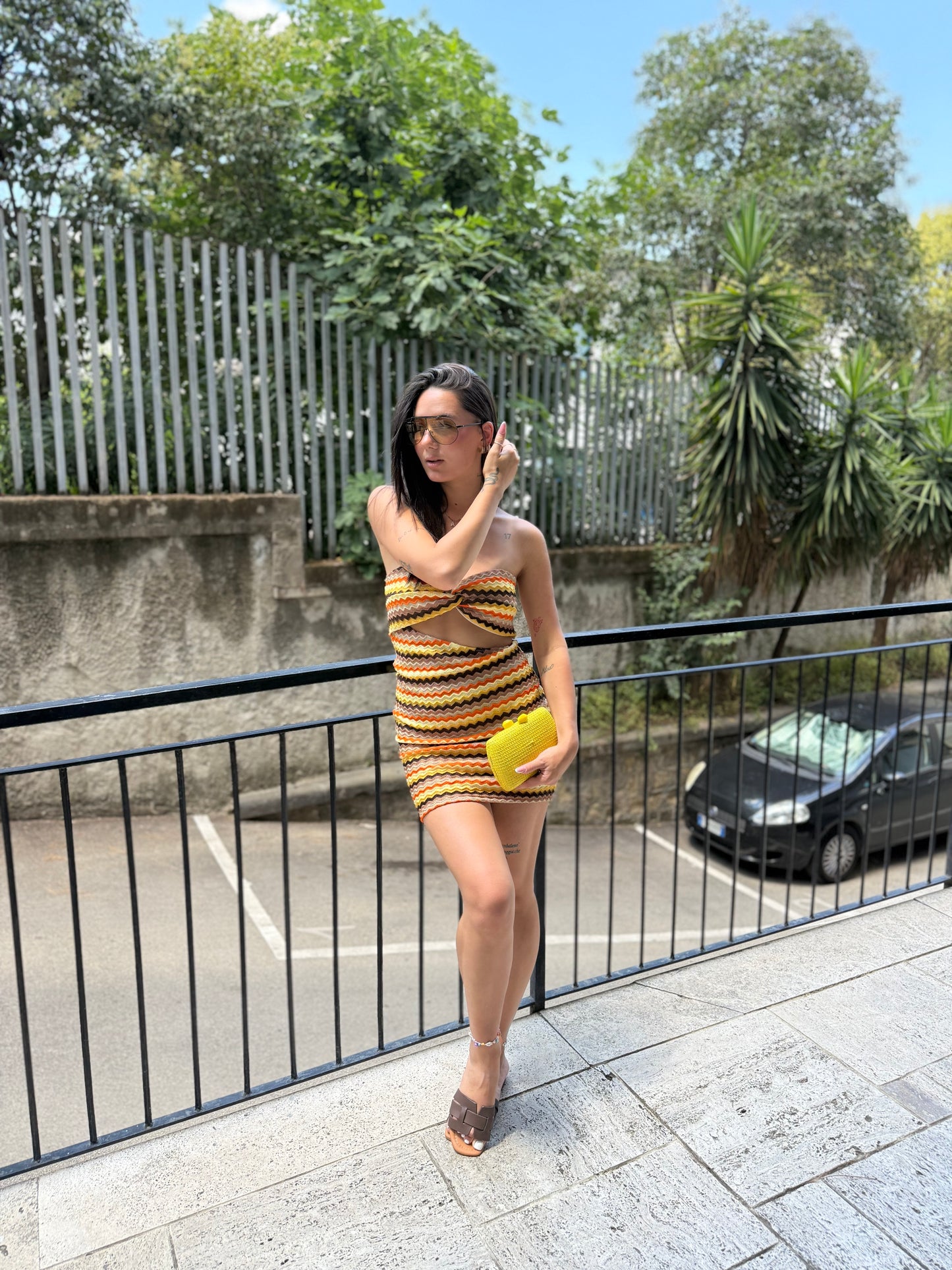 victor mini dress cot out