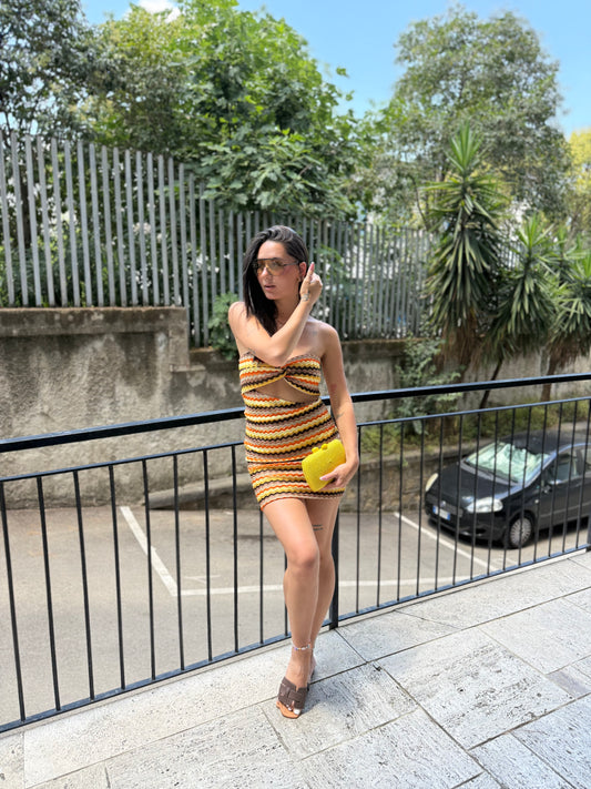 victor mini dress cot out