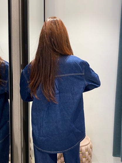 only giacca jeans bottoni