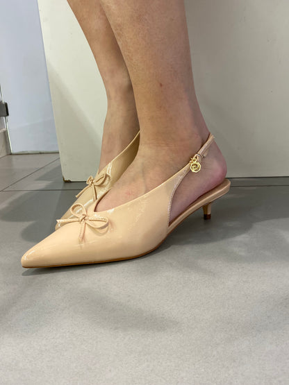 gold sling back fiocco