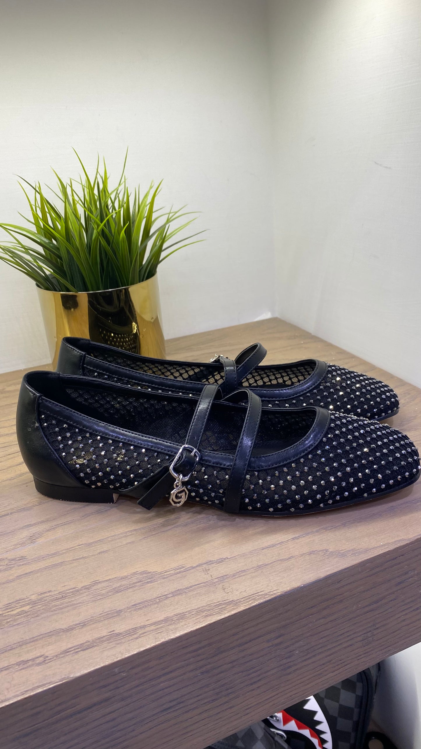 gold ballerina strass