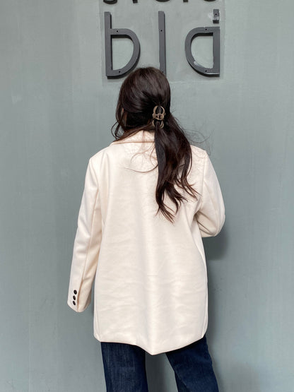 chic giacca panno over