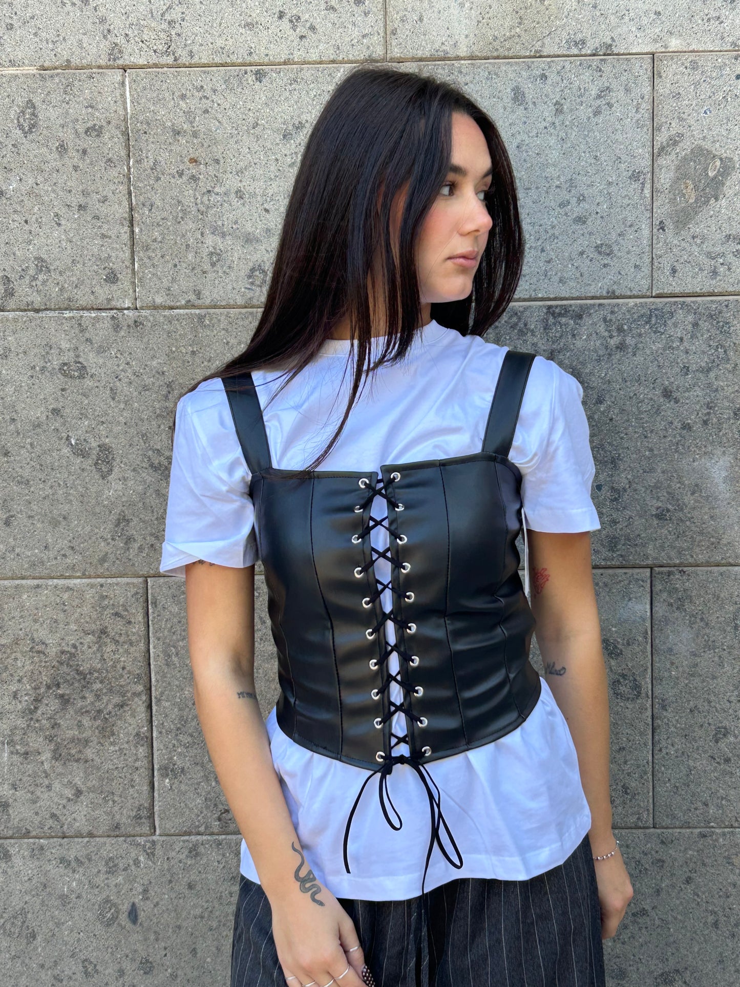 luna corsetto ecopelle