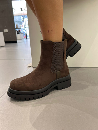 gold boot con elastico