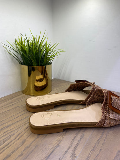 gold sandalo basso accessorio