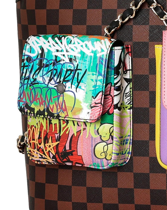sprayground hanging pockets mix