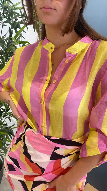isabel camicia riga larga