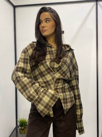 chic camicia avvitata laccio retro