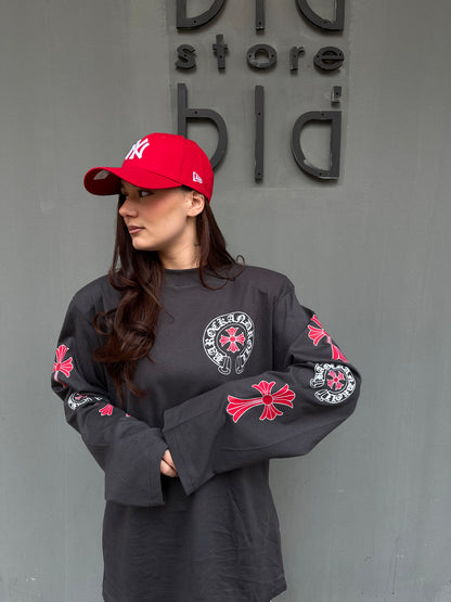 barock t-shirt m/m logo fronte