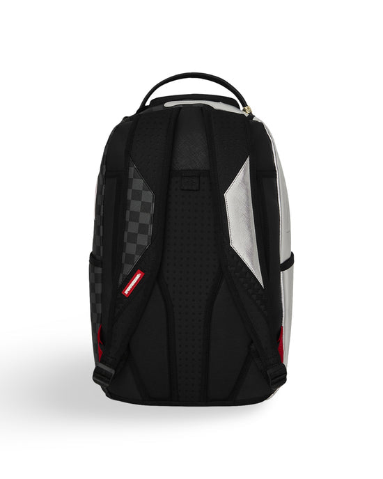 sprayground silver side drip black