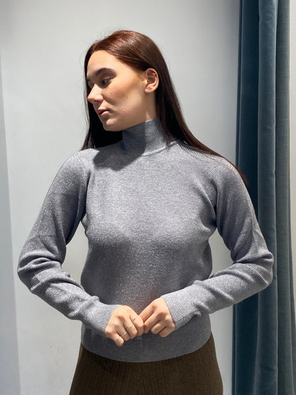 egg pull mezzo collo lurex