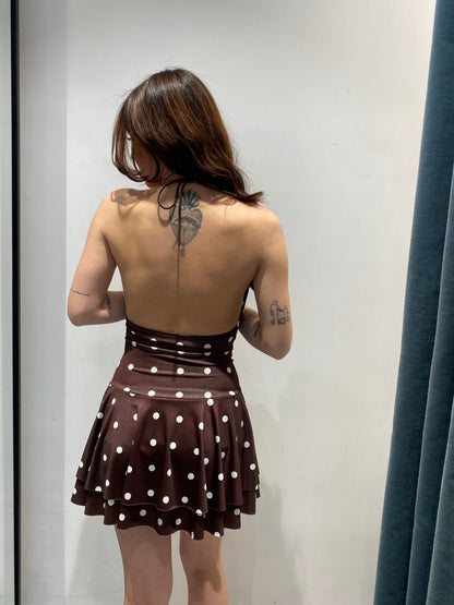 luna mini dress pois arriccio