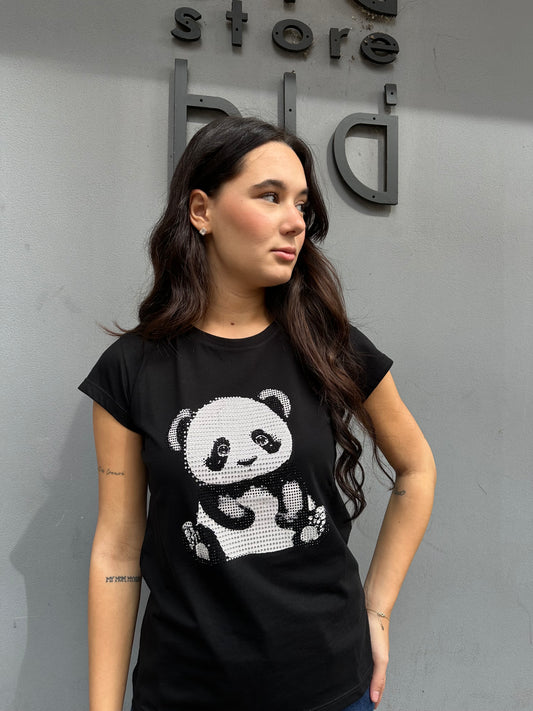 egg t-shirt stampa panda