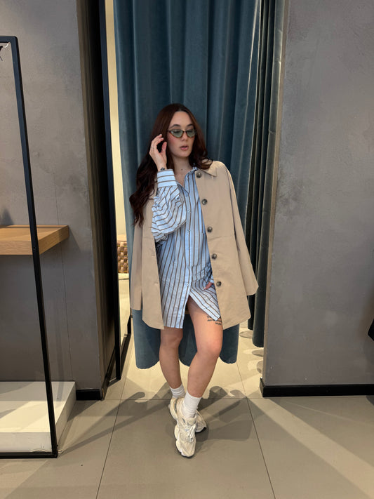 only cappotto midi bottoni