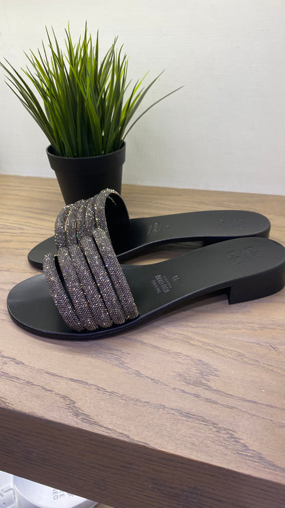 giovy sandalo strass fascia