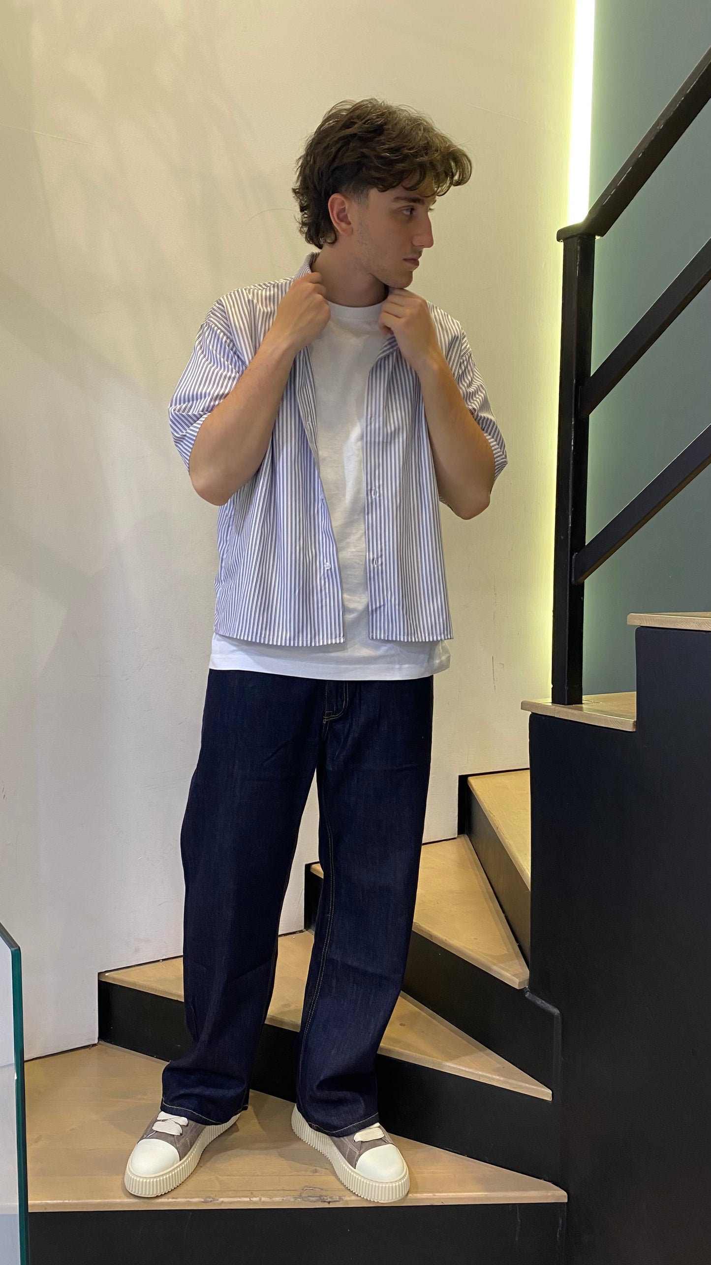 duca camicia doppia riga