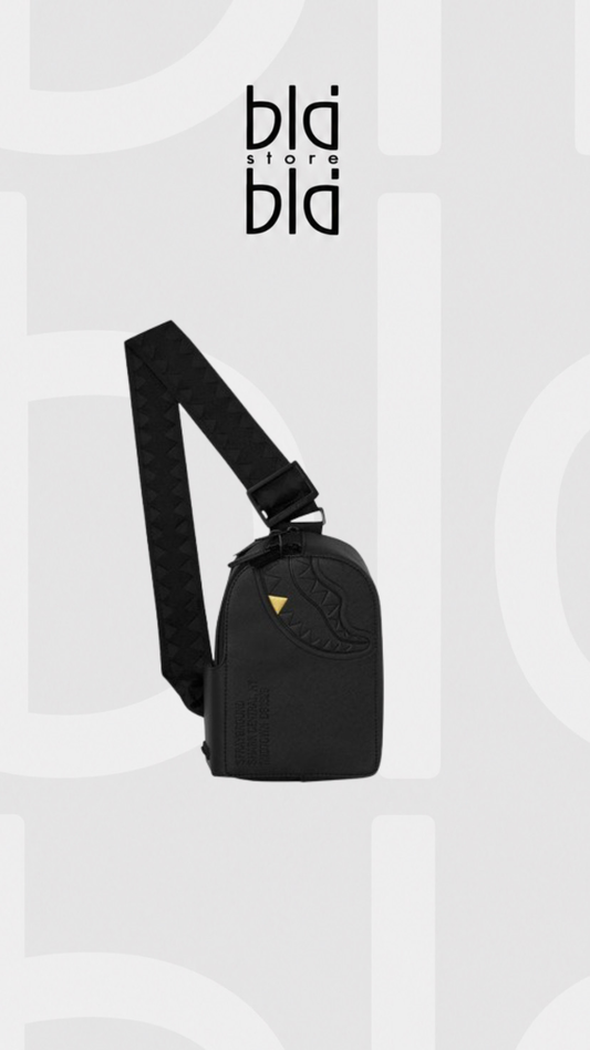 sprayground blacked out embossed