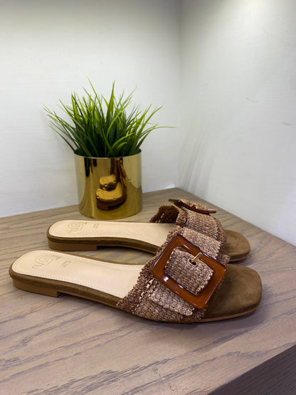 gold sandalo basso accessorio