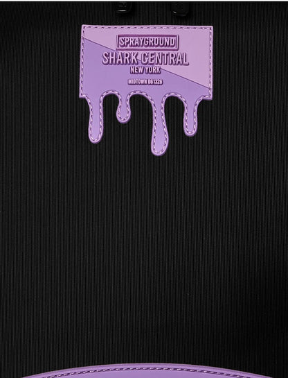 sprayground shark central purple