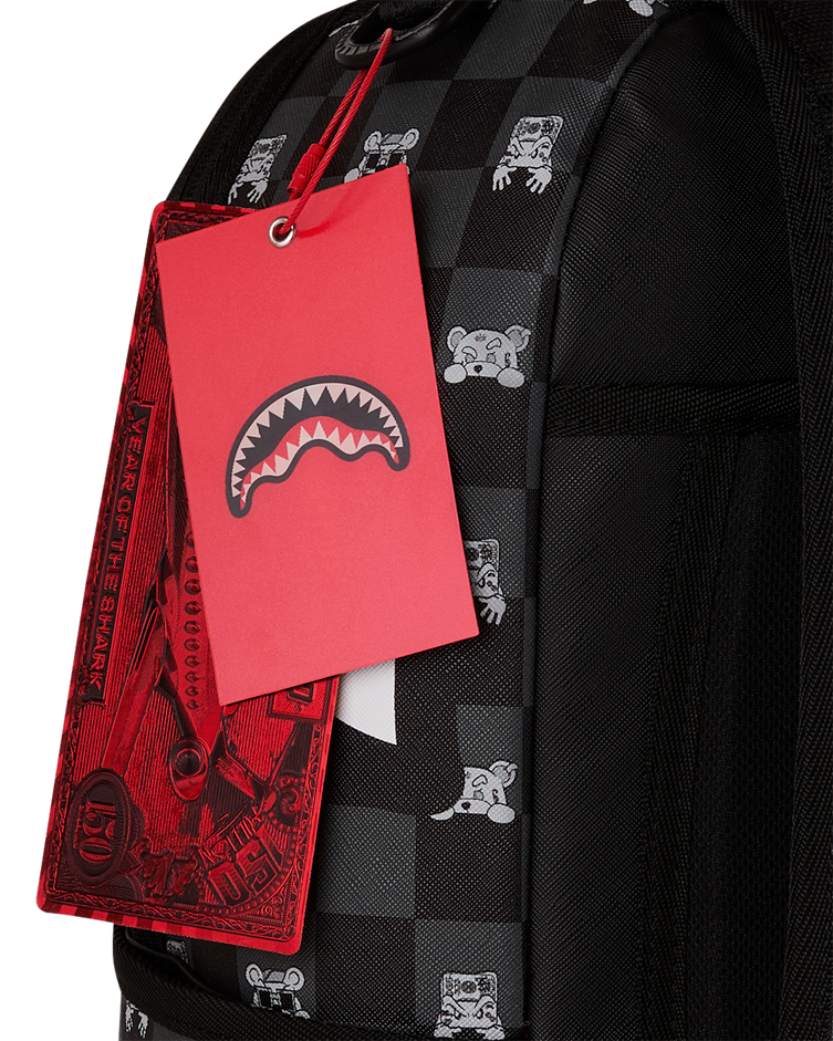 sprayground gray peeking character check