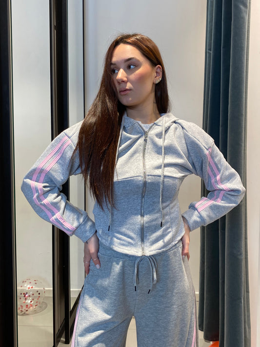 isabel felpa zip banda