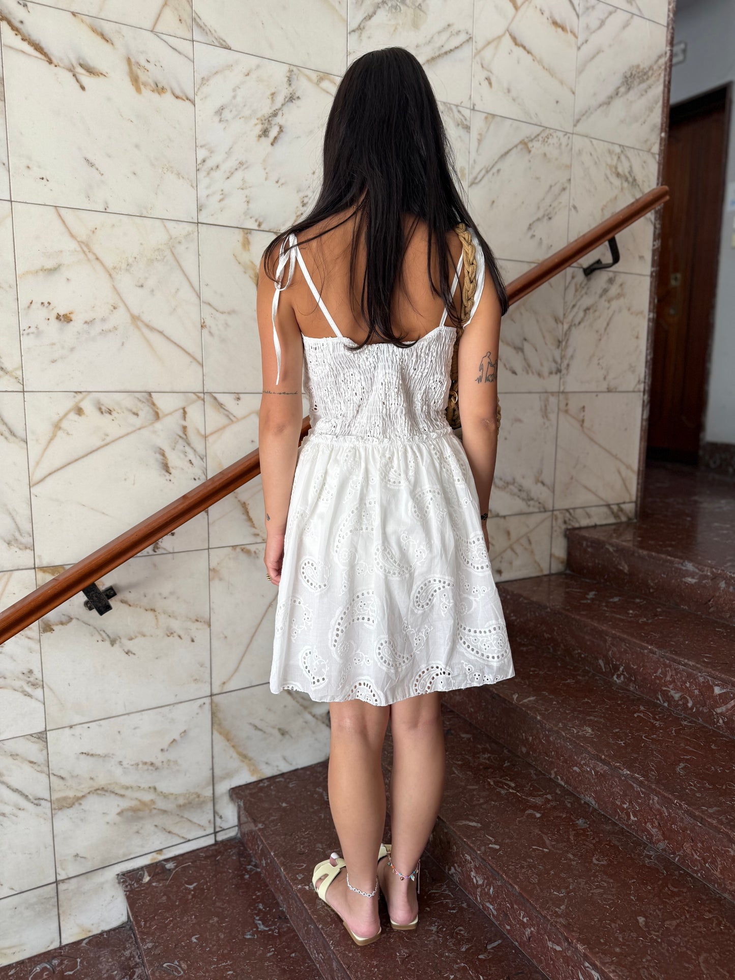 cor01 mini dress pizzo san gallo