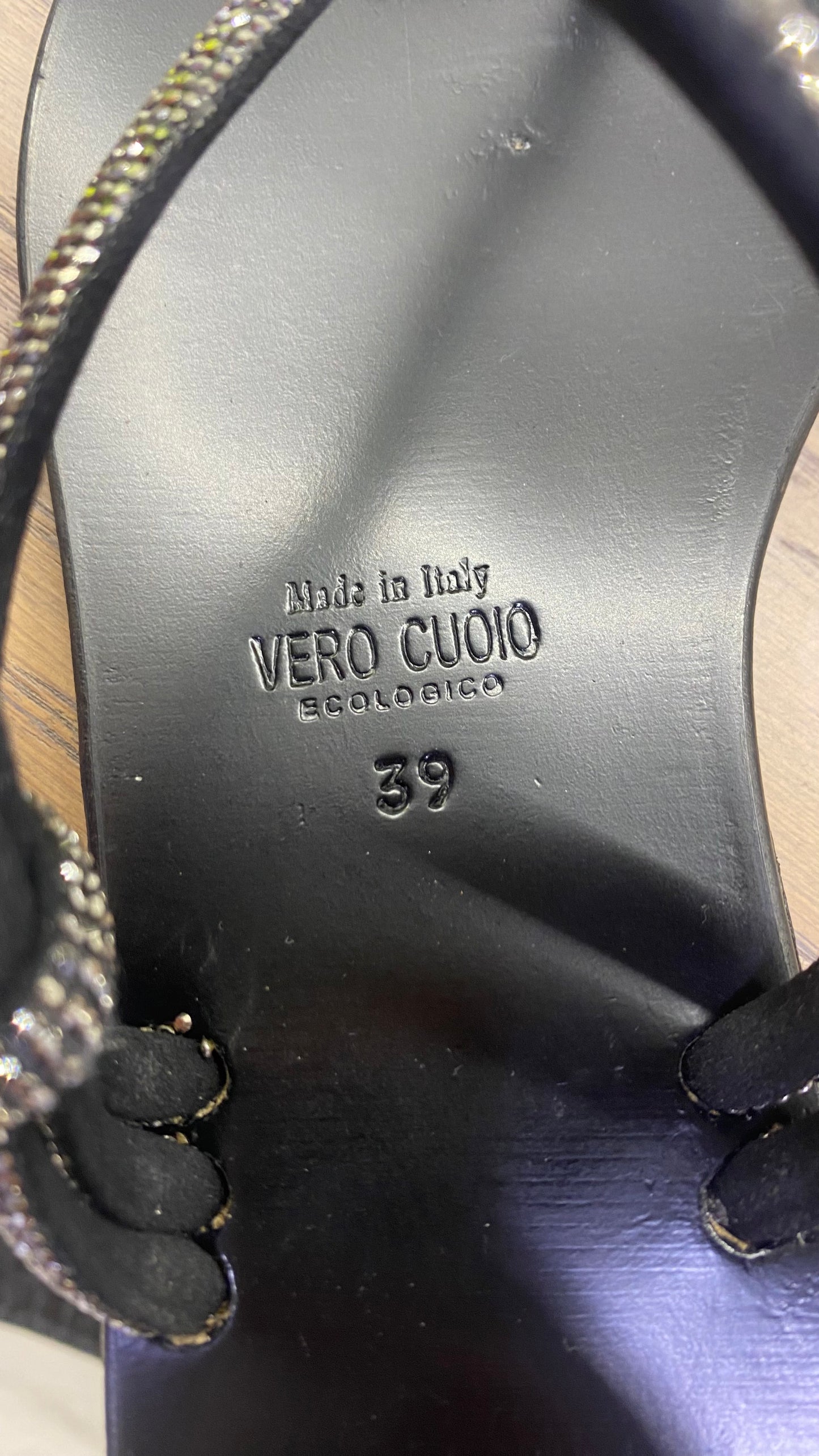 giovi infradito strass nodo