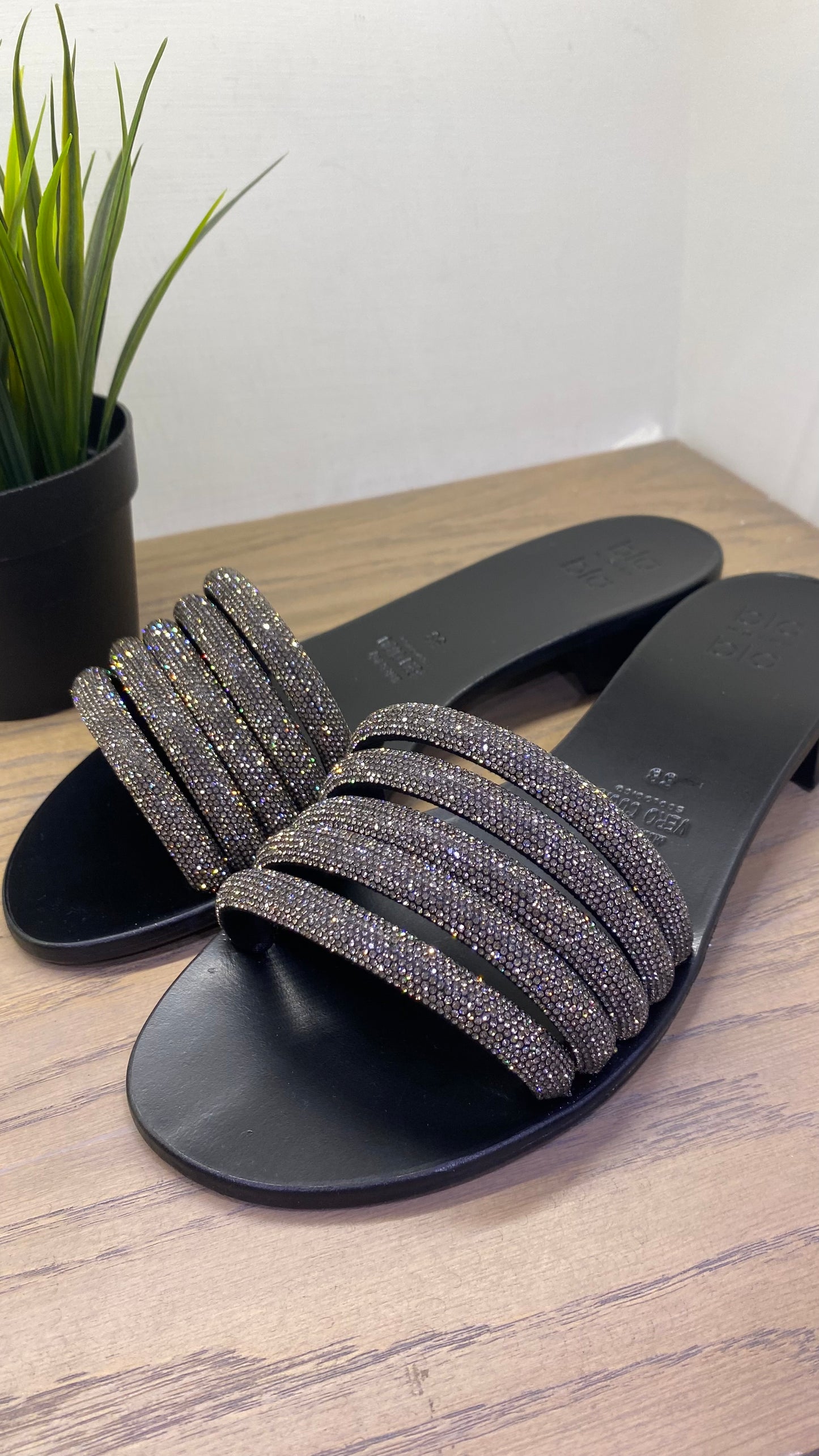 giovy sandalo strass fascia