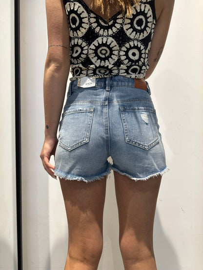 only short jeans sfrangiato