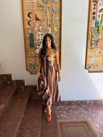 cor01 long dress laccio spalla