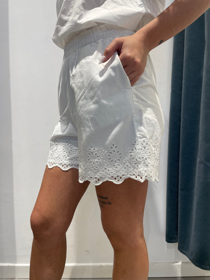 only shorts cotone pizzo