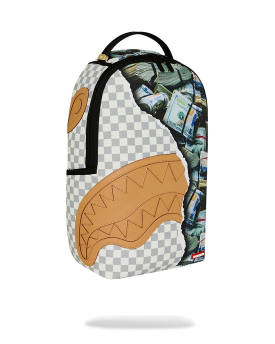 sprayground check full of cash